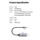 Внешний сетевой адаптер UGREEN CM199 Type-C to RJ45 Ethernet Gigabit Adapter Aluminum Case Gray (50737) 00243 фото 8