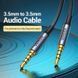 Аудіо кабель UGREEN AV183 3.5mm Male to Male 4-Pole Microphone Audio Cable 1.5m Gray (20497) 00799 фото 2