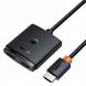 Перемикач HDMI двонаправлений Baseus AirJoy Series 2in1 HDMI 4K60Hz Switch 1m Black (B01331105111-01) 01028 фото 2