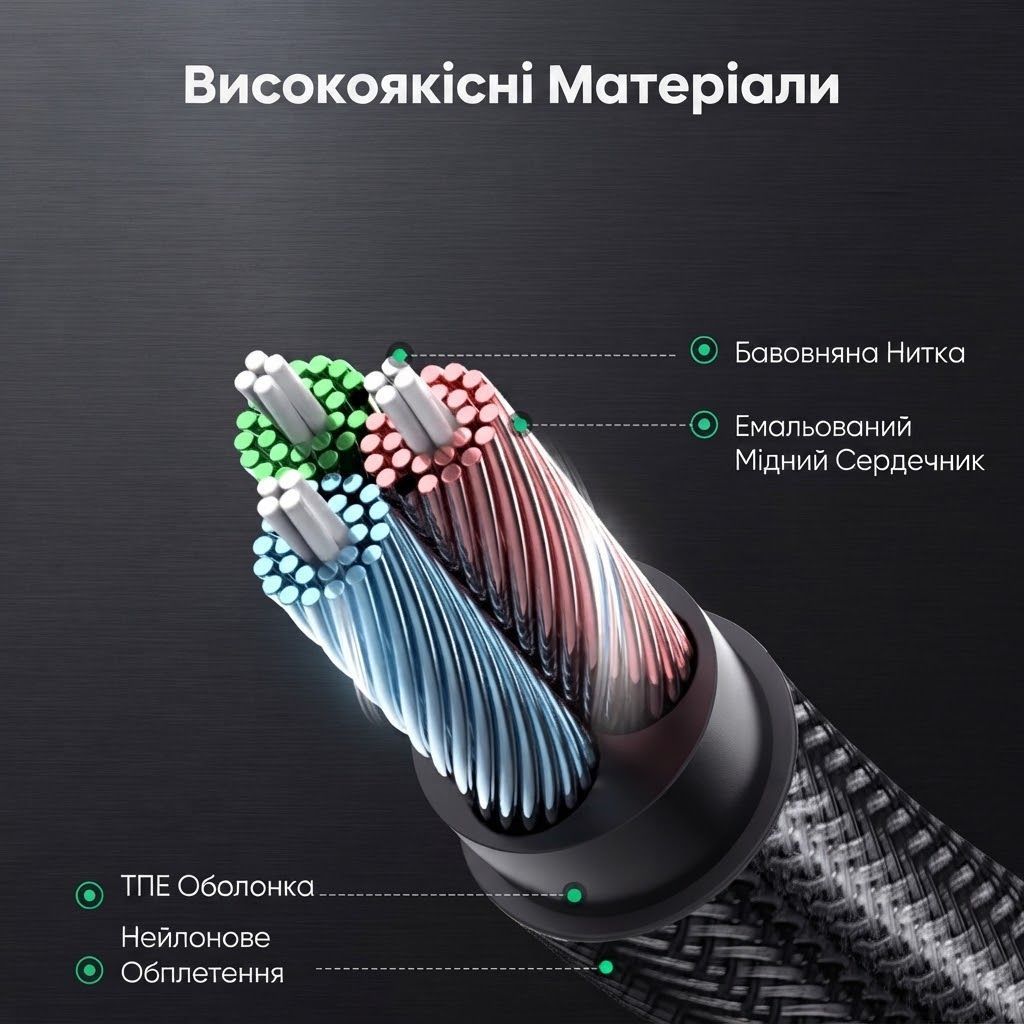 Кабель подовжувач Jack 3.5mm AUX мама тато UGREEN AV118 Male to Female Extension Audio Cable 3 метри чорний (10595) 01273 фото