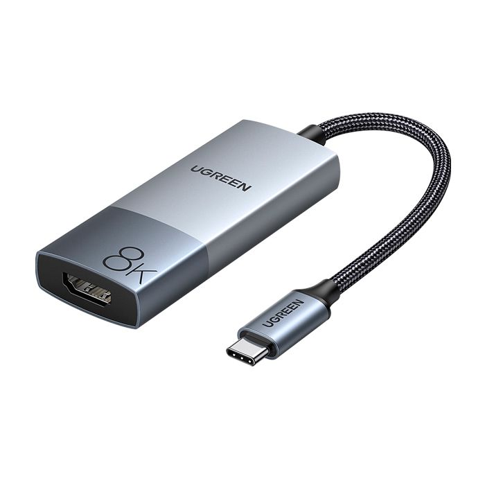 Адаптер UGREEN CM491 USB-C to HDMI 8K60Hz 4K120Hz Adapter Gray (50338) 01008 фото