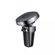 Автомобільний тримач для телефона Baseus Privity Series Pro Air Outlet Magnet Bracket Genuine Leather Black (SUMQ-PR01) 00659 фото 1