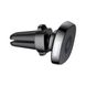 Автомобільний тримач для телефона Baseus Privity Series Pro Air Outlet Magnet Bracket Genuine Leather Black (SUMQ-PR01) 00659 фото 4