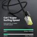 Сетевой кабель UGREEN NW150 Cat7 F/FTP Round Ethernet Cable Braided Pure Copper 10m Black (30791) 00802 фото 2