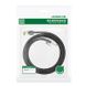 Сетевой кабель UGREEN NW150 Cat7 F/FTP Round Ethernet Cable Braided Pure Copper 1m Black (80421) 00872 фото 10