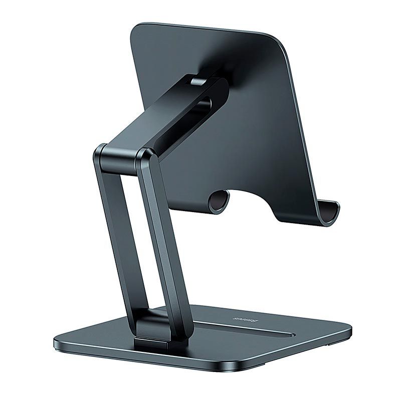 Підставка для планшета з регулюванням висоти Baseus Desktop Biaxial Foldable Metal Stand Gray (LUSZ000113) 01032 фото