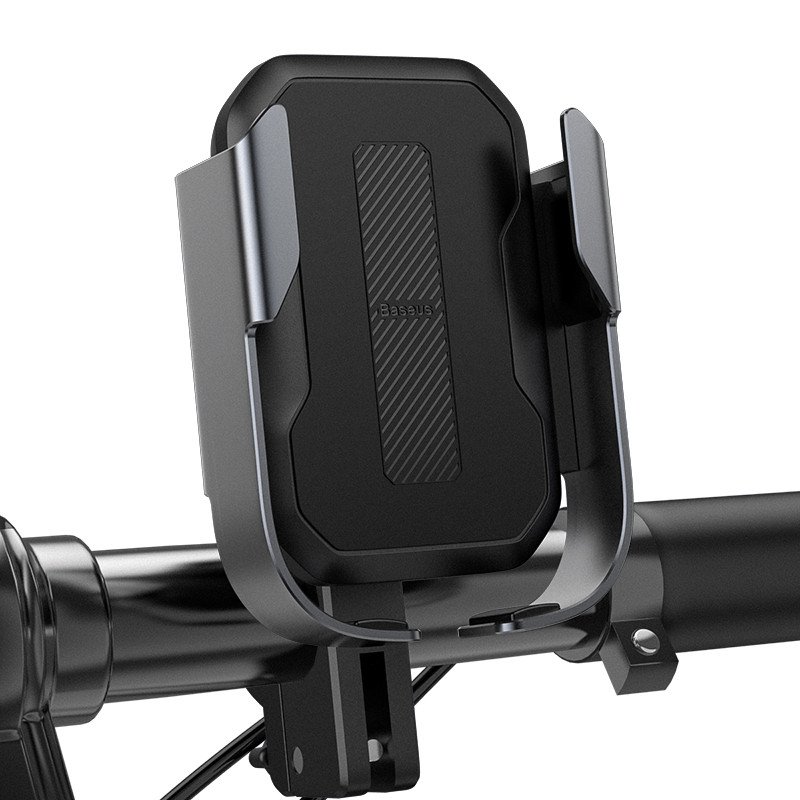 Велосипедный держатель для телефона Baseus Armor Motorcycle Holder Applicable for bicycle Black (SUKJA-01) 00592 фото