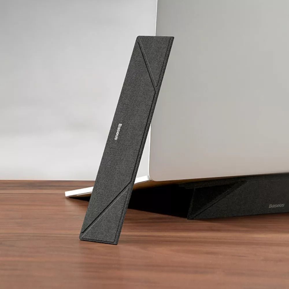 Ультратонкая портативная подставка для ноутбука Baseus Ultra Thin Laptop Stand (темно-серая)