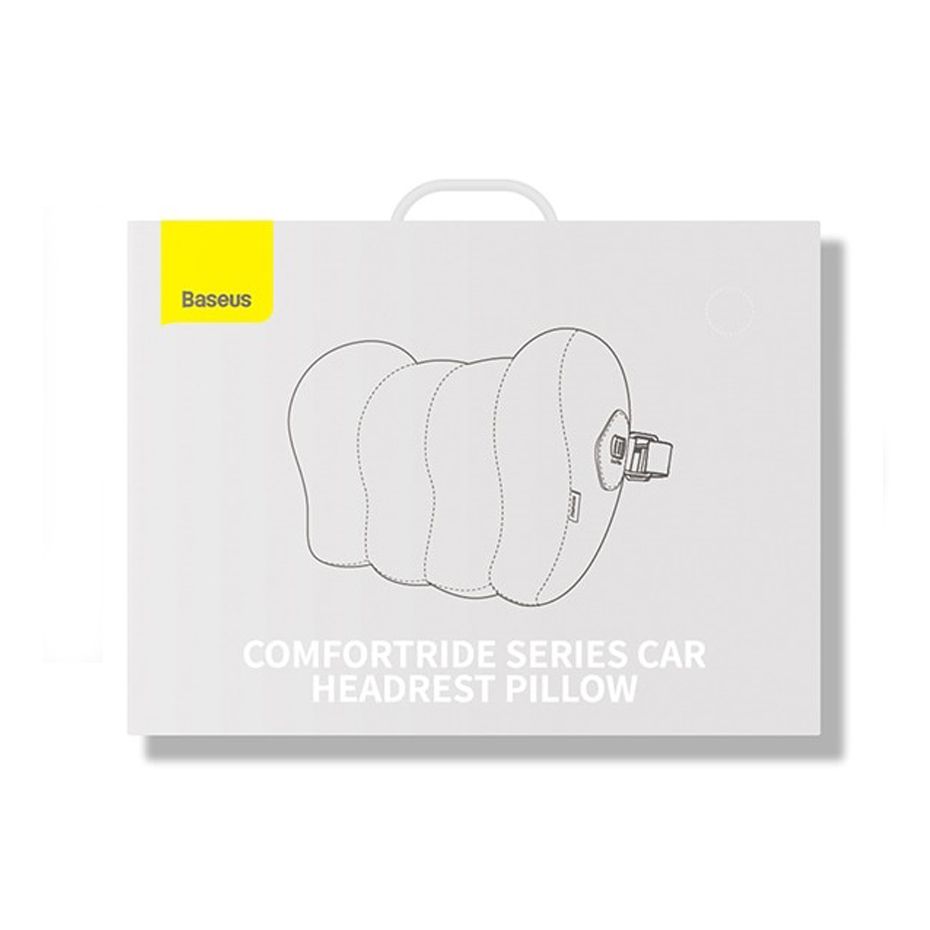 Подушка на подголовник Baseus ComfortRide Series Car Headrest Pillow Gray (CNTZ000013) 00946 фото