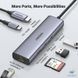 USB хаб UGREEN CM512 USB-C Hub 7in1 Multifunction Adapter Gray (90568) 01212 фото 3