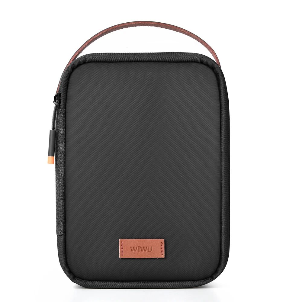 Сумка органайзер для аксессуаров WIWU Minimalist Travel Pouch Black 01051 фото