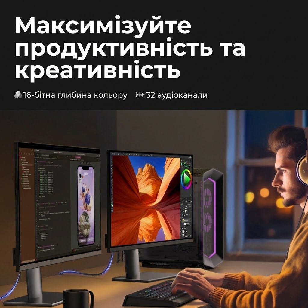 Кабель DisplayPort v2.1 UGREEN DP131 Cable Aluminum Alloy Shell 16K/60Hz 8K/120Hz 4K/240Hz 2K/360Hz HDR10+ 2м Gray (55568)