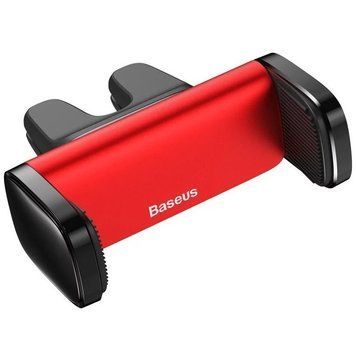 Автомобильный держатель для телефона Baseus Steel Cannon Air Outlet Car Mount Red (SUGP-09) 00744 фото