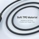Кабель для швидкої зарядки 3в1 Type-С на Lightning+MicroUSB+Type-C BASEUS Silky One-for-Three 100W 1.5 метра Black (P10377706123-00) 01352 фото 6