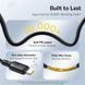 Кабель для швидкої зарядки 3в1 Type-С на Lightning+MicroUSB+Type-C BASEUS Silky One-for-Three 100W 1.5 метра Black (P10377706123-00) 01352 фото 7