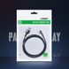 Кабель угловой UGREEN US313 Type-C - USB 3A Angled Cable Zinc Alloy Shell with Braided 1m Black (70413) 00882 фото 10