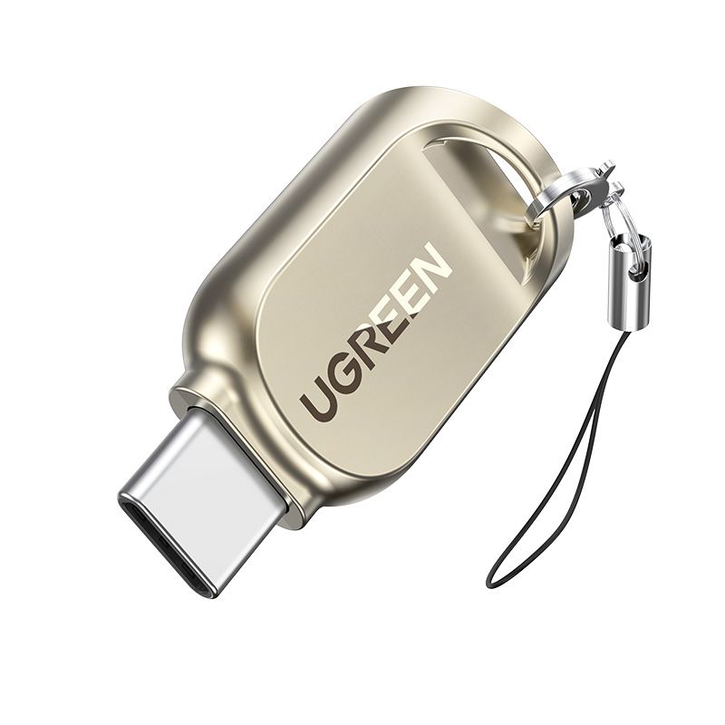 Картридер UGREEN CM331 Type-C to TF Card Reader Gold (80124) 00801 фото