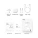 Беспроводные наушники с шумоподавлением UGREEN WS106 HiTune T3 Active Noise-Cancelling Wireless Earbud White (90206)