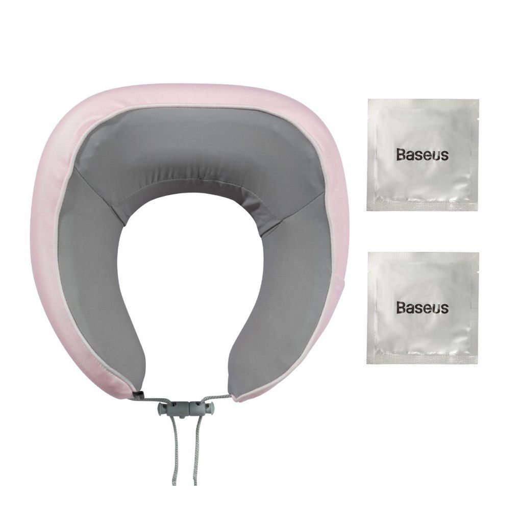 Дорожня подушка Baseus Thermal Series Memory Foam U-Shaped Neck Pillow Pink (FMTZ-04) 00670 фото