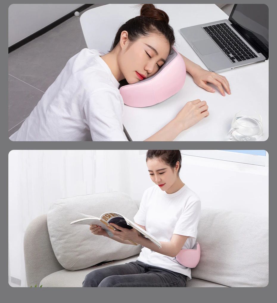 Дорожная подушка Baseus Thermal Series Memory Foam U-Shaped Neck Pillow Pink (FMTZ-04) 00670 фото