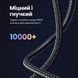 Кутовий кабель для заряджання телефона USB на Type-C UGREEN US176 Right Angle Cable 3A 2 метри сірий (20857) 01309 фото 7
