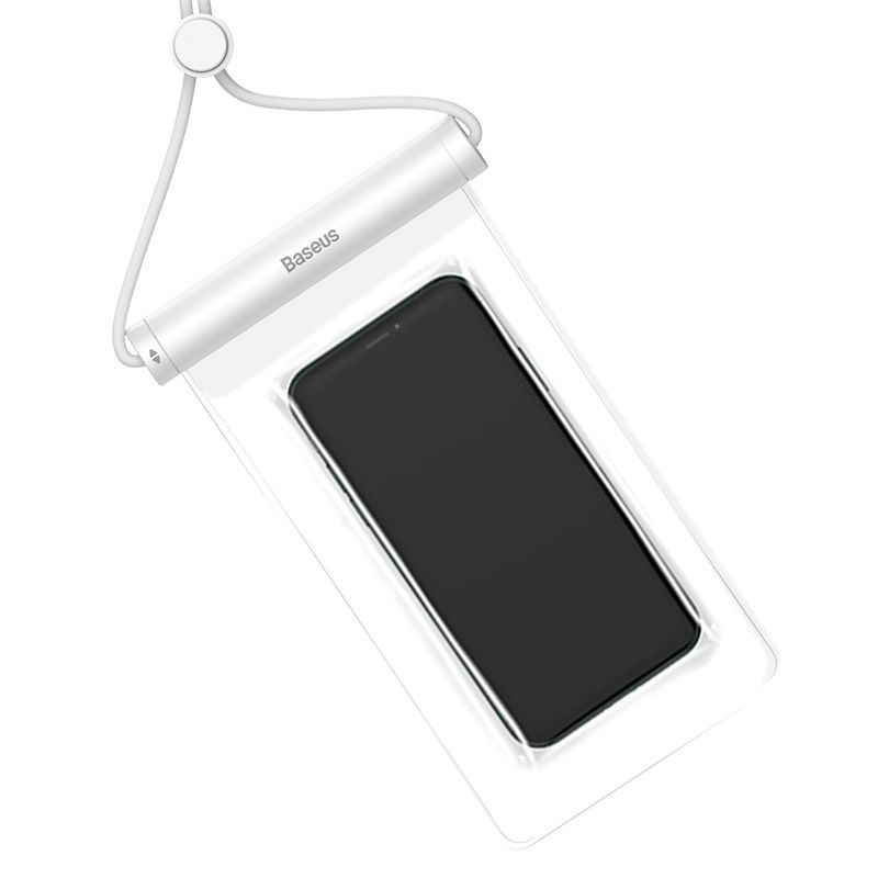 Водонепроницаемый чехол для телефона Baseus Cylinder Slide-cover Waterproof Bag Pro White (FMYT000002) 00603 фото