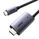 Кабель для видео USB-C на HDMI UGREEN 4K 60Hz 18Gbps HDR10 100W 2 метра серый (55330) 01277 фото 1