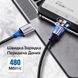 Кабель для зарядки и передачи данных USB на Type-C UGREEN US288 3A 480Mbps 3 метра серый (60408) 01234 фото 2